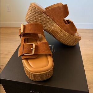 Marc Fisher Palery espadrille Size 8.5 Color Natural